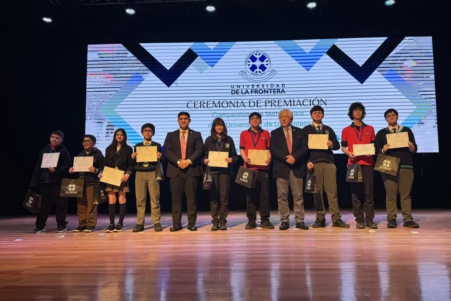 Estudiantes de la macrozona sur de Chile fueron reconocidos en el XIX Campeonato de Matemática UFRO